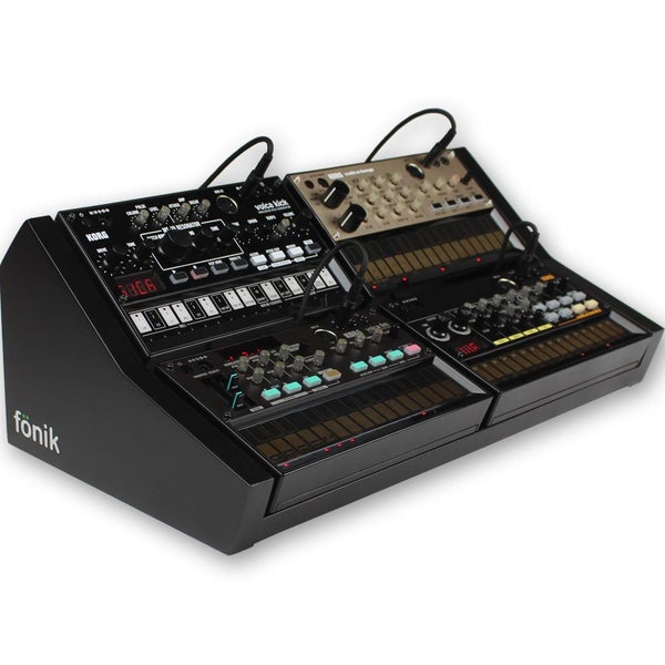 Fonik Audio Innovations zwart voor 4x Korg Volca