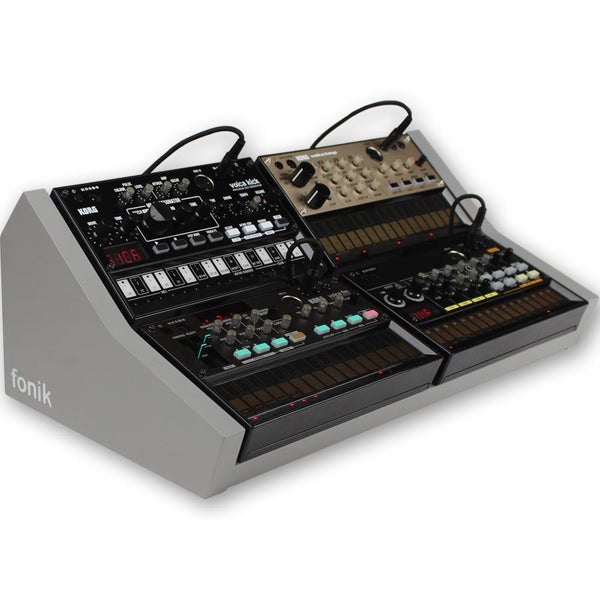Fonik Audio Innovations grijs voor 4x Korg Volca