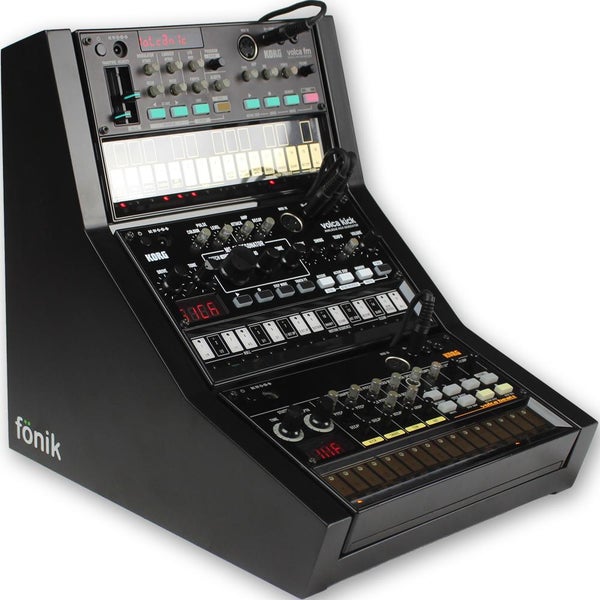 Fonik Audio Innovations zwart voor 3x Korg Volca
