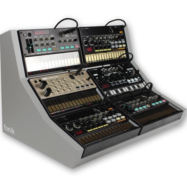Fonik Audio Innovations grijs voor 6x Korg Volca