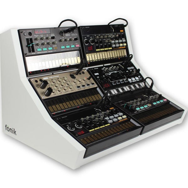 Fonik Audio Innovations wit voor 6x Korg Volca
