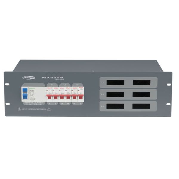 Showtec PSA-32A6C stroomverdeler