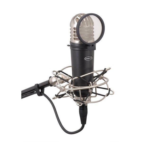 Samson MTR101A condensator microfoon incl. shockmount, popfilter