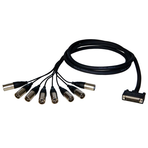 Alva AO25-8X6 Premium Analog Cable: D-sub25 -> 8x XLR-male 6m