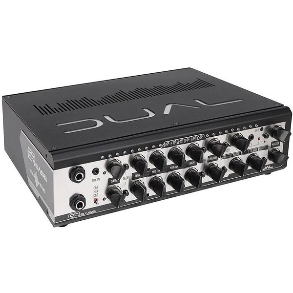 GRBass DUAL 800 Watt basgitaarversterkertop zwart