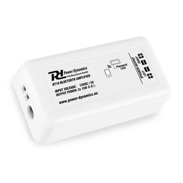 Power Dynamics BT10 Bluetooth audio versterker