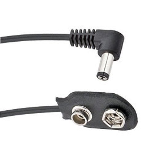 Voodoo Lab PPBAT-R 9V Battery Snap - 2.1 mm Right Angle Cable