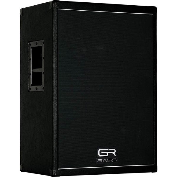GRBass GR212/T8 700W 2x12 basgitaar cabinet 8 Ohm zwart