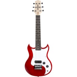 VOX SDC-1 MINI short scale elektrische reisgitaar, rood