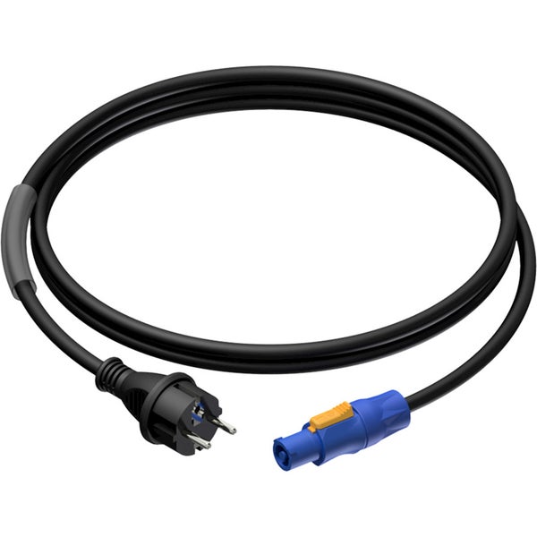 Procab PRP442 Power PowerCON - Schuko male stroomkabel 3m