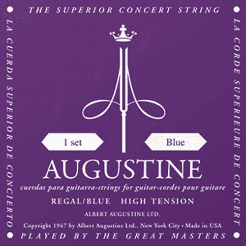Augustine Regal Blue hybrid tension strängset klassisk gitarr