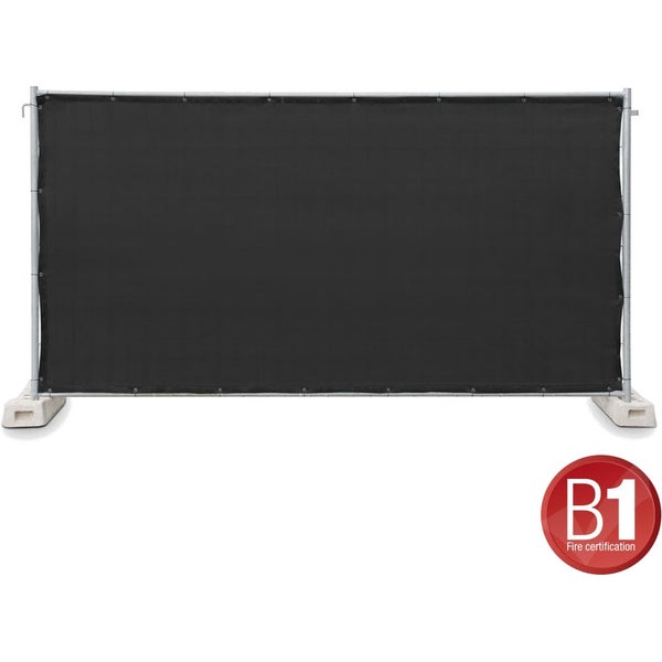 Adam Hall 0159XBAU1 gaasdoek voor hekwerk 1.76x3.41 zwart