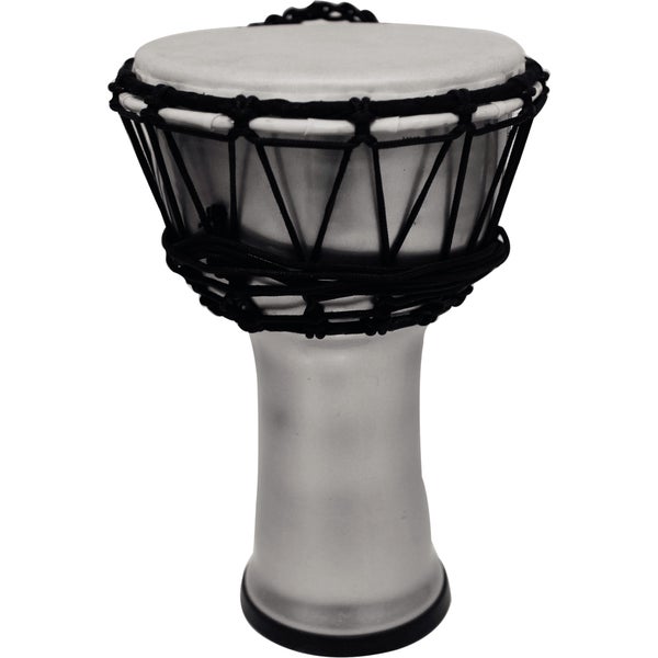 Tanga DJPVC7-SL PVC djembe 7 inch zilver