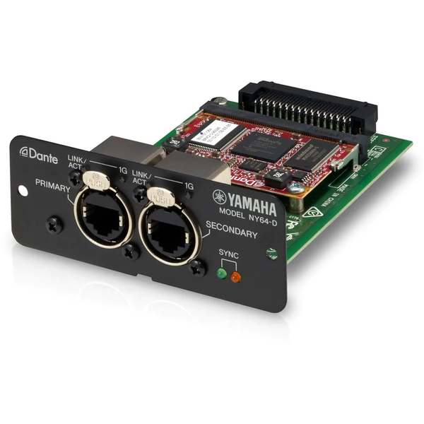 Yamaha NY64-D Dante I/O uitbreidingskaart voor TF mengpanelen