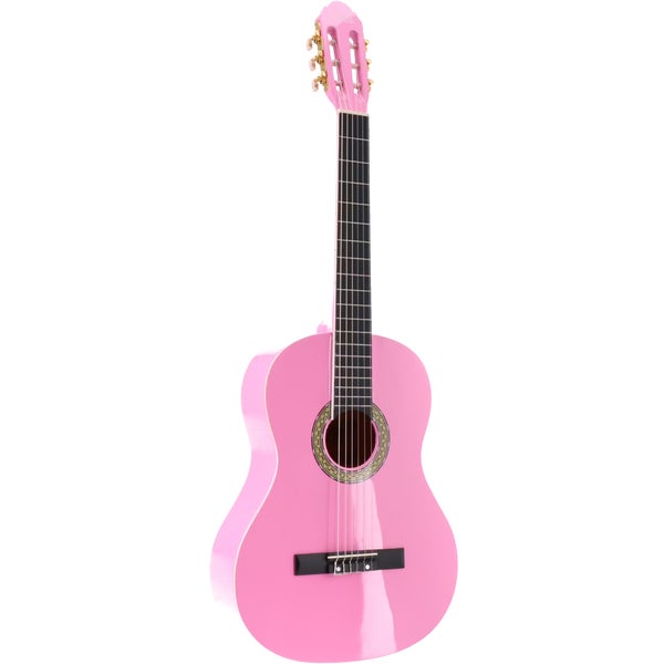 LaPaz 002 PI 4/4-formaat klassieke gitaar roze
