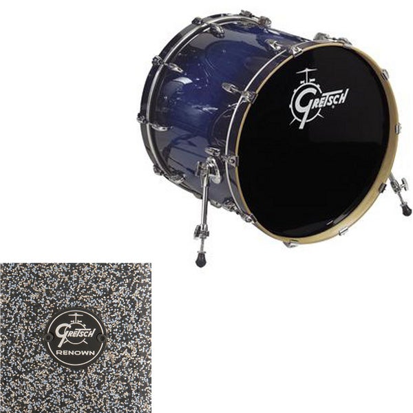 Gretsch Drums RN1-1822B-BM Renown Maple 2013 Blue Metal
