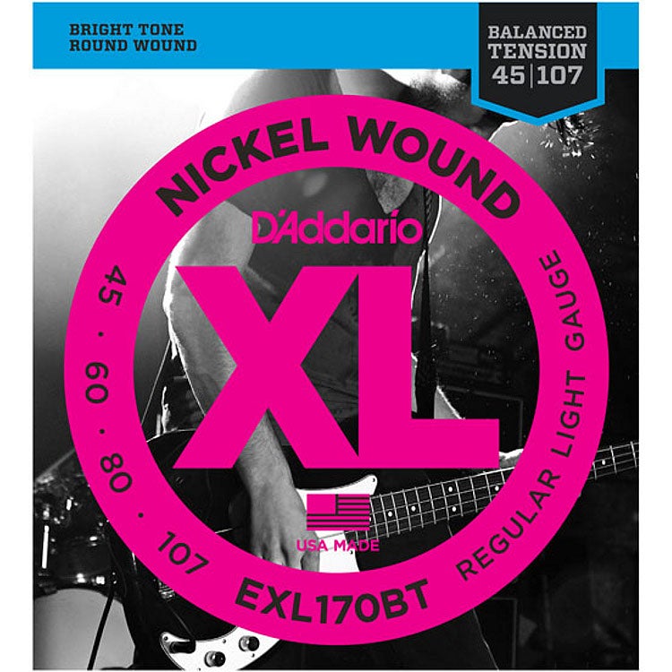 D'Addario EXL170BT Balanserad spänning Regular Light 45-107
