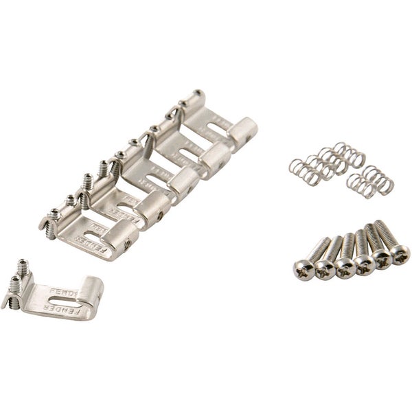Fender zadels voor American Vintage tremolo nikkel (set van 6)