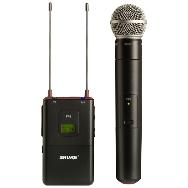 Shure FP25/SM58-H5 (518-542 MHz) draadloze camera-microfoonset