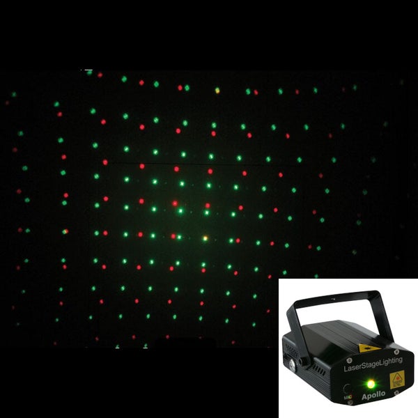 BeamZ Apollo multipoint lasereffect rood-groen 170mW