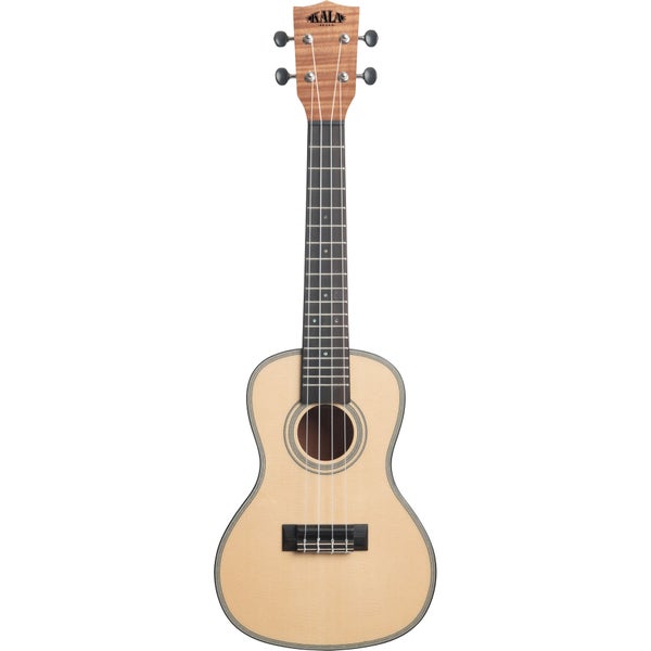 Kala KA-SSEM-C Solid Spruce Exotic Mahogany Concert Ukelele met tas