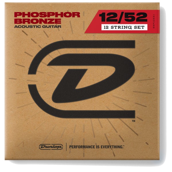 Dunlop DAP1252J Phosphor Bronze Medium 12-56 12-string snarenset