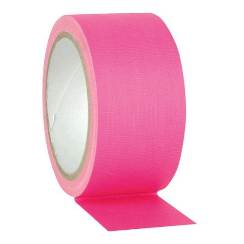 DMT gaffa tape 50mm 25m neon roze