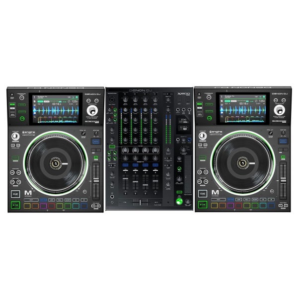Denon DJ 2x SC5000M Prime + X1800 Prime