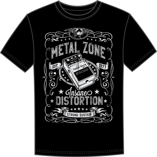 Boss MT-2 Metal Zone Pedal T-Shirt (maat L)
