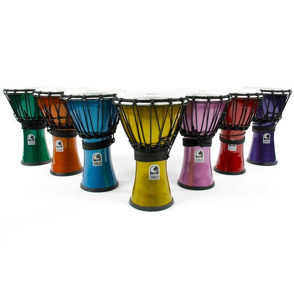 Toca TFCDJ-7MS Freestyle Colorsound djembe set 7-delig