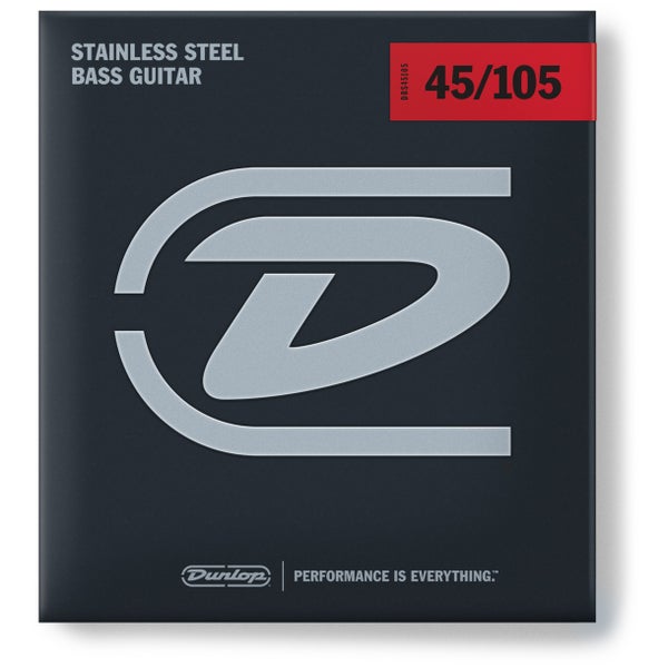 Dunlop DBS45105 Stainless Steel Medium 45-105 snarenset voor basgitaar