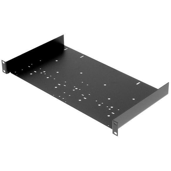 Penn Elcom R1191/1Uk inlegsteun met gaten voor apparatuur 1U zwart