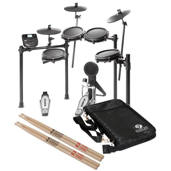 Alesis Nitro Mesh Kit elektronisch drumstel + 2 paar stokken + stokkentas