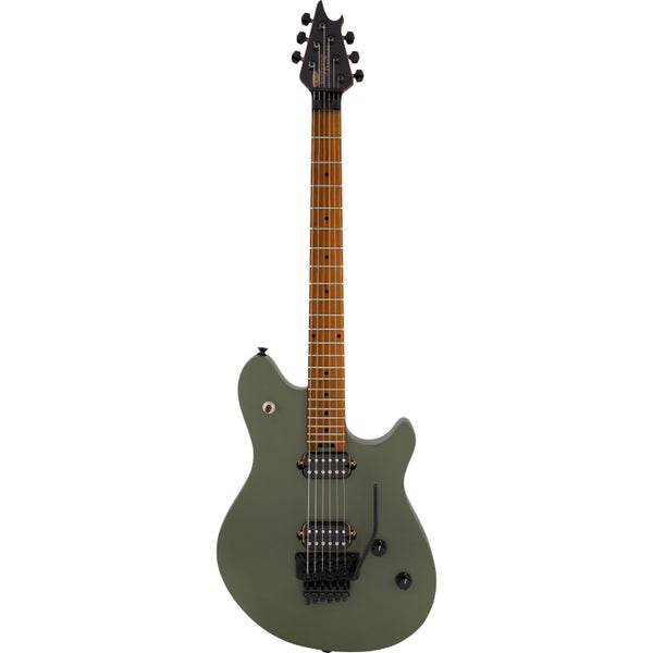 EVH Wolfgang Standard Baked Maple Matte Army Drab elektrische gitaar