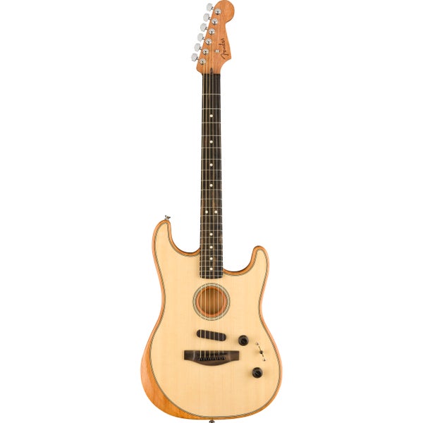 Fender American Acoustasonic Stratocaster Natural met gigbag