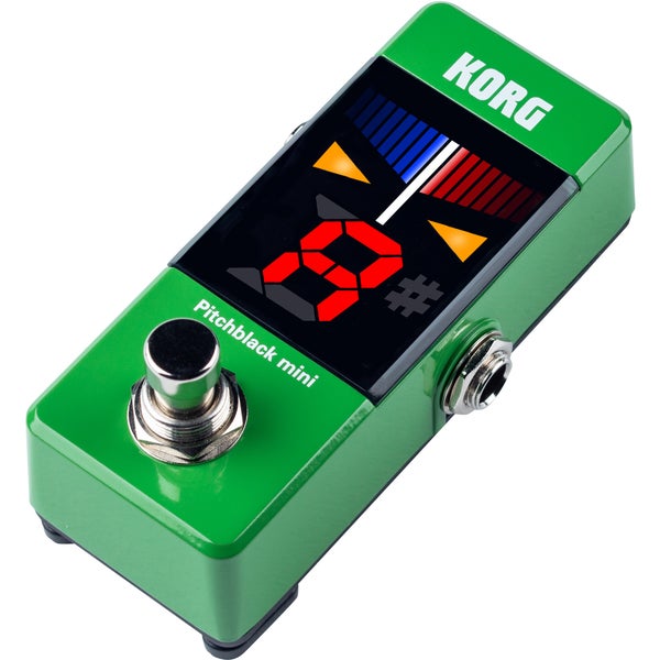 Korg PB-MINI-GR Pitchblack Mini Green stage tuner (groen)