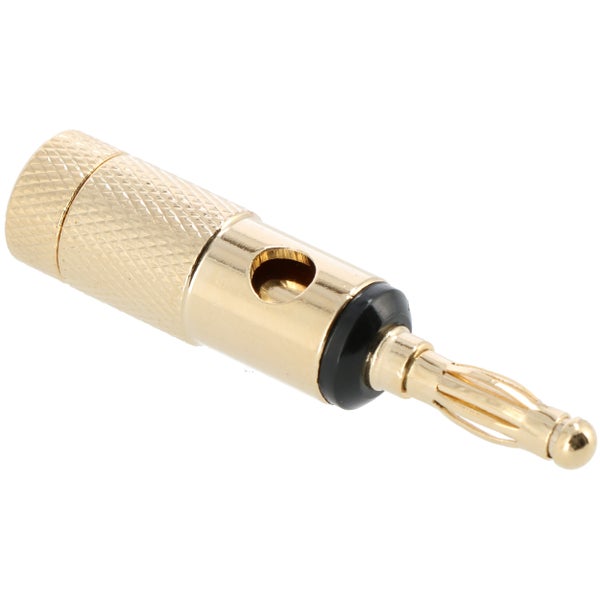 Devine BAN-PL1-BK banana plug zwart