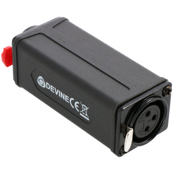 Devine ADABLOC3 koppelblok 3p XLR female - 6.35mm jack TRS female chassis