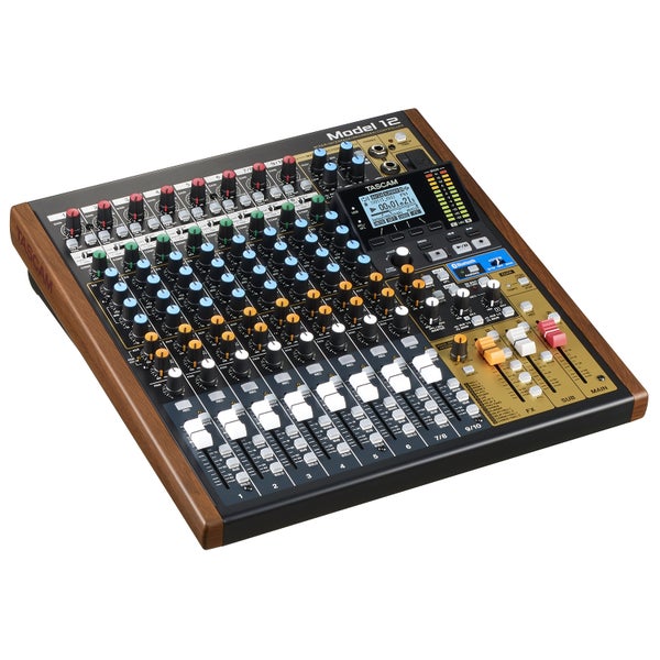 Tascam Model 12 10-kanaals mengpaneel + podcast features