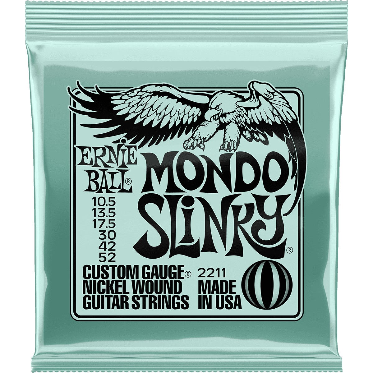 Ernie Ball 2211 Mondo Slinky strängset för elgitarr