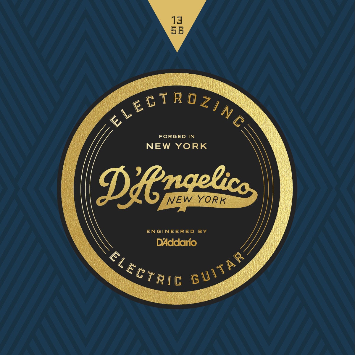 D'Angelico Electrozinc Jazz 13's Medium 13-56 stränguppsättning