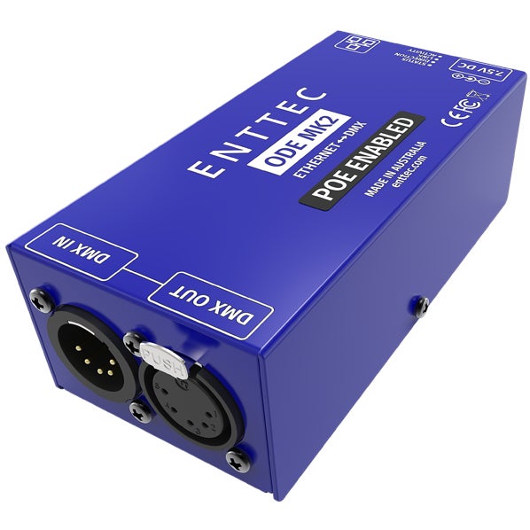 Enttec OPEN DMX Ethernet with PoE MK2 DMX interface