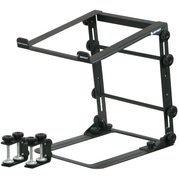 Odyssey LSTANDM mobiele opvouwbare laptop standaard met klemmen