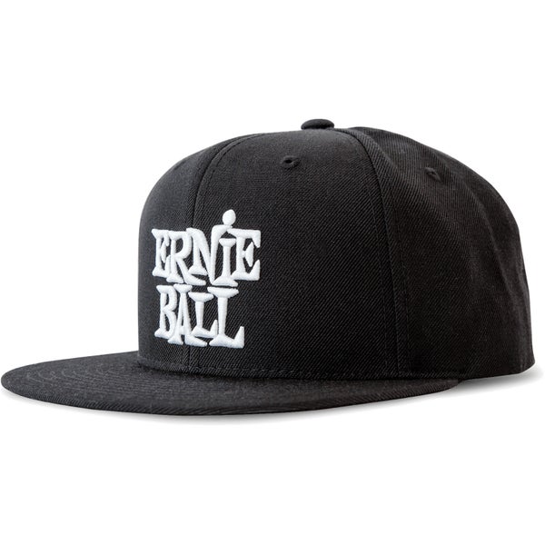 Ernie Ball 4154 Logo Hat Black pet met geborduurd logo zwart