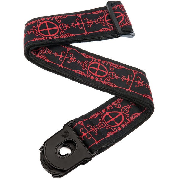 D'Addario 50PLA12 Planet Lock gitaarband  Voodoo