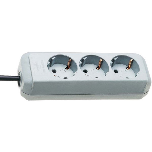 Brennenstuhl ECO-Line 1157450015 3-voudige stekkerdoos lichtgrijs 1.5m