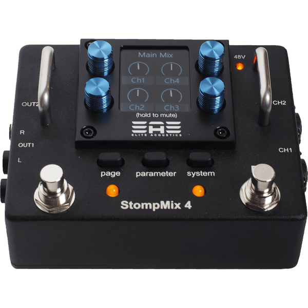 Elite Acoustics Stompmix X4 pedalboard mixer