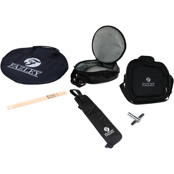 Fazley Drum Essential Bags bekkentas + snaredrumhoes + stokkentas + pedaaltas