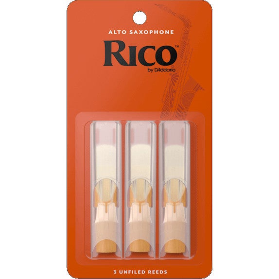 D'Addario Woodwinds RJA0325 Rico riet voor altsaxofoon 3-pack nr. 2.5