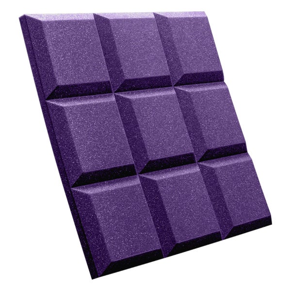 Auralex SonoFlat Grid PUR Purple 60x60x5cm absorber paars (per stuk)
